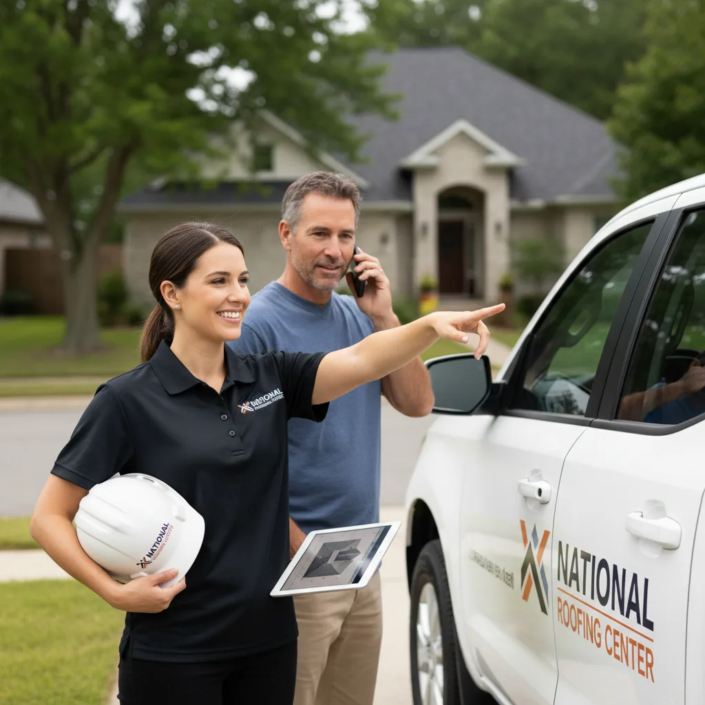 National Roofing Center customer support in Des Peres